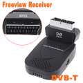 Mini Scart Digital TV Tuner DVB T Freeview Receiver  