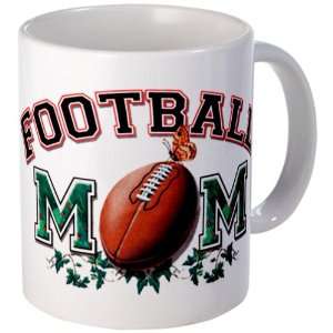  Mug (Coffee Drink Cup) Football Mom with Ivy Everything 