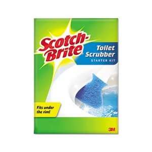   Disposable Toilet Scrubbers, 1 Stick/4 Scrubbers/Kit