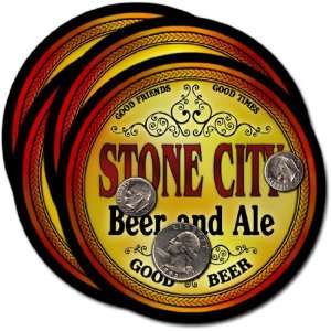  Stone City , CO Beer & Ale Coasters   4pk 