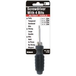 Screwdriver w/4 Bits Case Pack 48 
