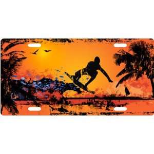  Surfer Custom License Plate Novelty Tag from Redeye 