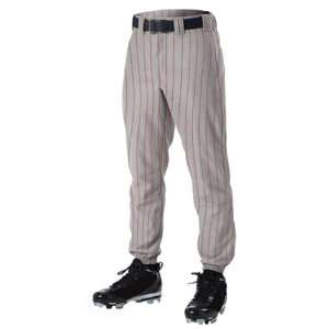 Alleson PROWP Solid Pinstripe Custom Baseball Pants GR/SC 