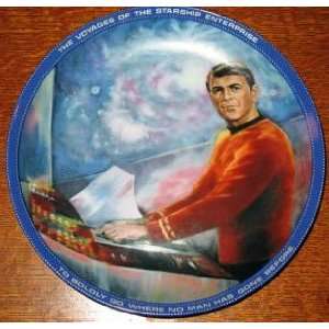  Star Trek Collector Plate Lieutenant Comander Scott (Scotty 