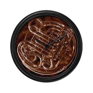  French Horn Music Wall Clock by 