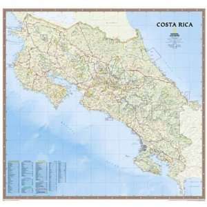   Geographic RE01020322 Map Of Costa Rica   Tubed