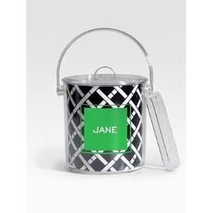  Dabney Lee Stationery Personalized Ice Bucket/Criss Cross 