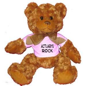  Actuarys Rock Plush Teddy Bear with WHITE T Shirt Toys 