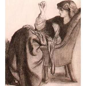   Dante Gabriel Rossetti   32 x 36 inches   Jane Morris