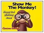 Curious George #6 Edible CAKE Icing Image topper frosting birthday 