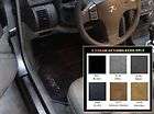 New Set of Maroon 4pc Semi Custom Carpet Floor Mats Pads Covers Front 