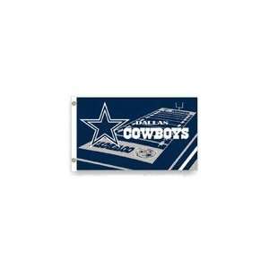  Dallas Cowboys Nfl Field Design 3X5 Banner Flag Sports 