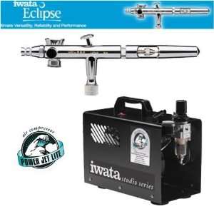 IWATA ECLIPSE HP SBS AG AIRBRUSHING SYSTEM WITH POWER JET 