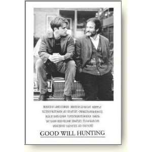 Good Will Hunting (Damon & Williams, b/w) Movie Poster Print   24 X 