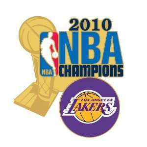  Los Angeles Lakers 2010 NBA Champions Collector Pin 