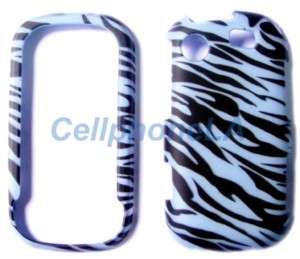 Blue Zebra Hard Case Cover Samsung Messenger Touch R630  