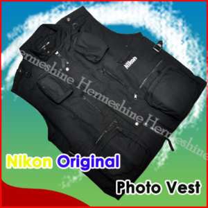 Brand New Original Nikon Photo Vest for D60 D80 D90 D5000 D700 100% 