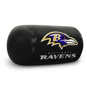  Baltimore Ravens Black Pillow Beaded Spandex Bolster 