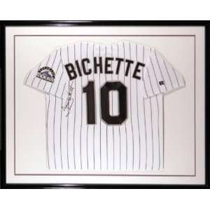 Dante Bichette Colorado Rockies Autographed Framed Jersey
