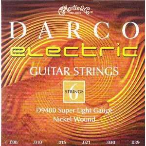  Darco Electric Nickel Wound Super Light Rock, .008   .039 