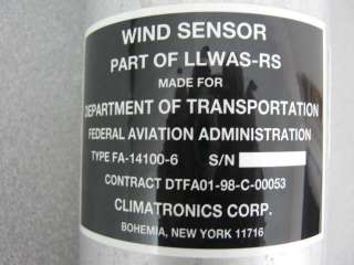 Vaisala 425/T Ultrasonic Wind Sensor Anemometer  
