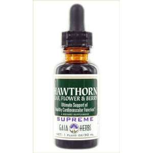  Hawthorn Supreme Liquid Extracts 16 oz   Gaia Herbs 