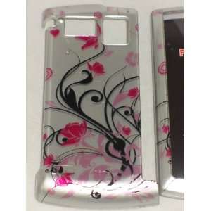 Sanyo Incognito 6760 Flower Tattoo Pink Design Hard Case Cover Skin 