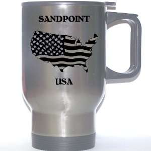  US Flag   Sandpoint, Idaho (ID) Stainless Steel Mug 