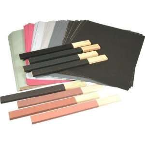 Sand Paper Emery Paper 60 Sheets 8 Different Grits Sanding Stick