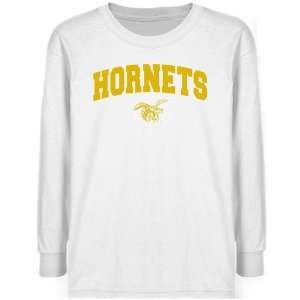   State Hornets Youth White Logo Arch T shirt 