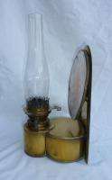 Antique Oil Lamp Reflector by HINKS Wall Mount Brass No. 1  