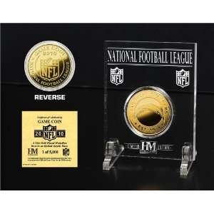  San Diego Chargers 24KT Gold Game Coin