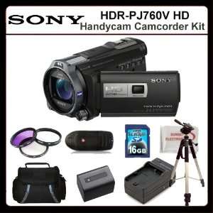 Sony HDR PJ760V Camcorder Kit IncludesSony HDR PJ760V High Definition 