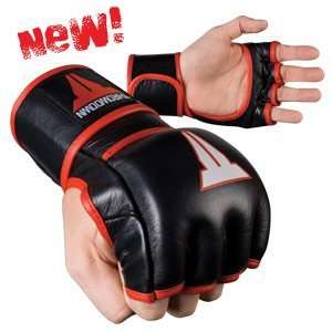  THROWDOWN COMPETITION MMA BLK FIGHT GLOVES X LARGE Sports 