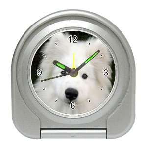  Samoyed Puppy Dog Travel Alarm Clock JJ0760 Everything 