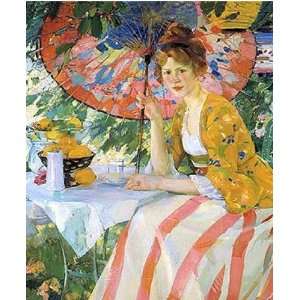  Young Lady with Parasol (Karl Albert Buehr)   Masterpiece 