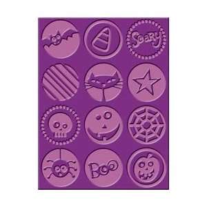 Provo Craft Cuttlebug A2 Embossing Folder Boo To You; 2 Items/Order 
