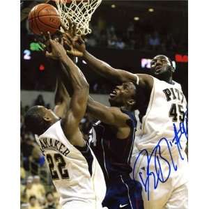  DeJuan Blair Autographed/Hand Signed Going for the Ball 