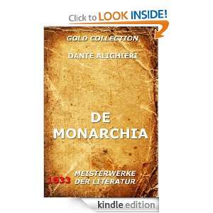 De Monarchia (Kommentierte Gold Collection) (German Edition) Dante 