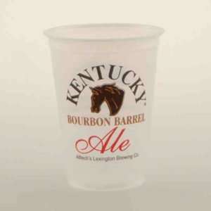  10 oz.   Recyclable soft sided offset frosted plastic cup 