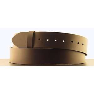  Fine Leather Contemporary Brown Belt W/ Removable Silver 