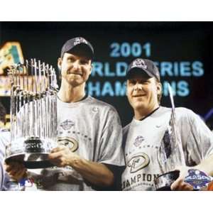 Curt Schilling & Randy Johnson 2001 World Series Co MVPs  