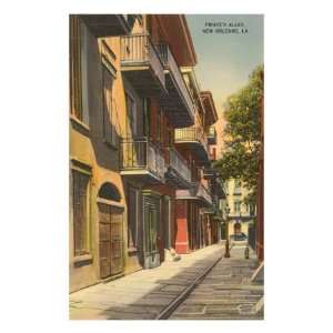  Pirates Alley, New Orleans, Louisiana Giclee Poster Print 