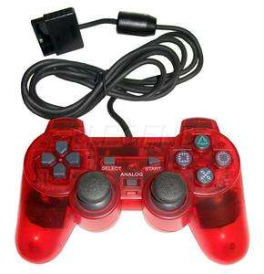 NEW Twin Rumble Controller RED for PlayStation 2 PS2  