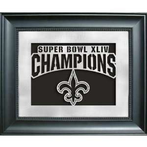 Memory Company New Orleans Saints Super Bowl XLIV Champions Laser Cut 