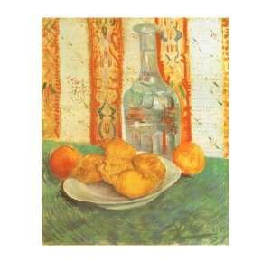  Lemons and Decanter, 1887 Giclee Poster Print by Vincent 