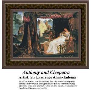  Anthony and Cleopatra, Cross Stitch Pattern PDF  