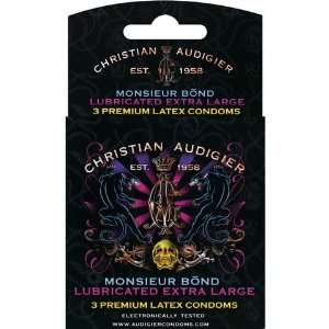  Christian audigier extra large condoms   box of 3 Health 