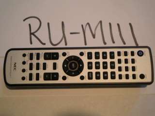 NEC Projector remote control controller RU M111  