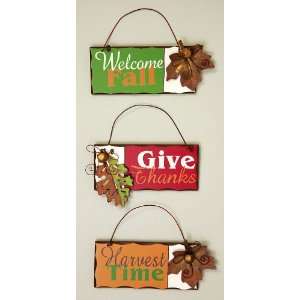  Harvest Blessings Wooden Wall Décor